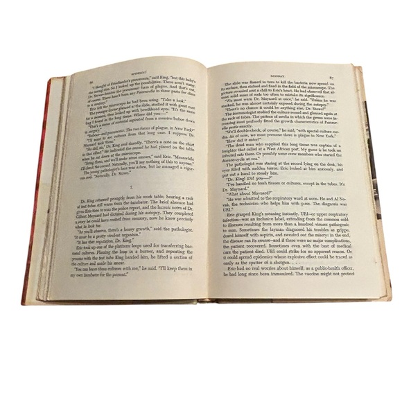 1961 First Edition First Printing Epidemic by Frank G. Slaughter Hardcover Book - Picture 9 of 13